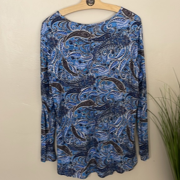 NWT Cathy Paisley Top. 3XL - Picture 5 of 6